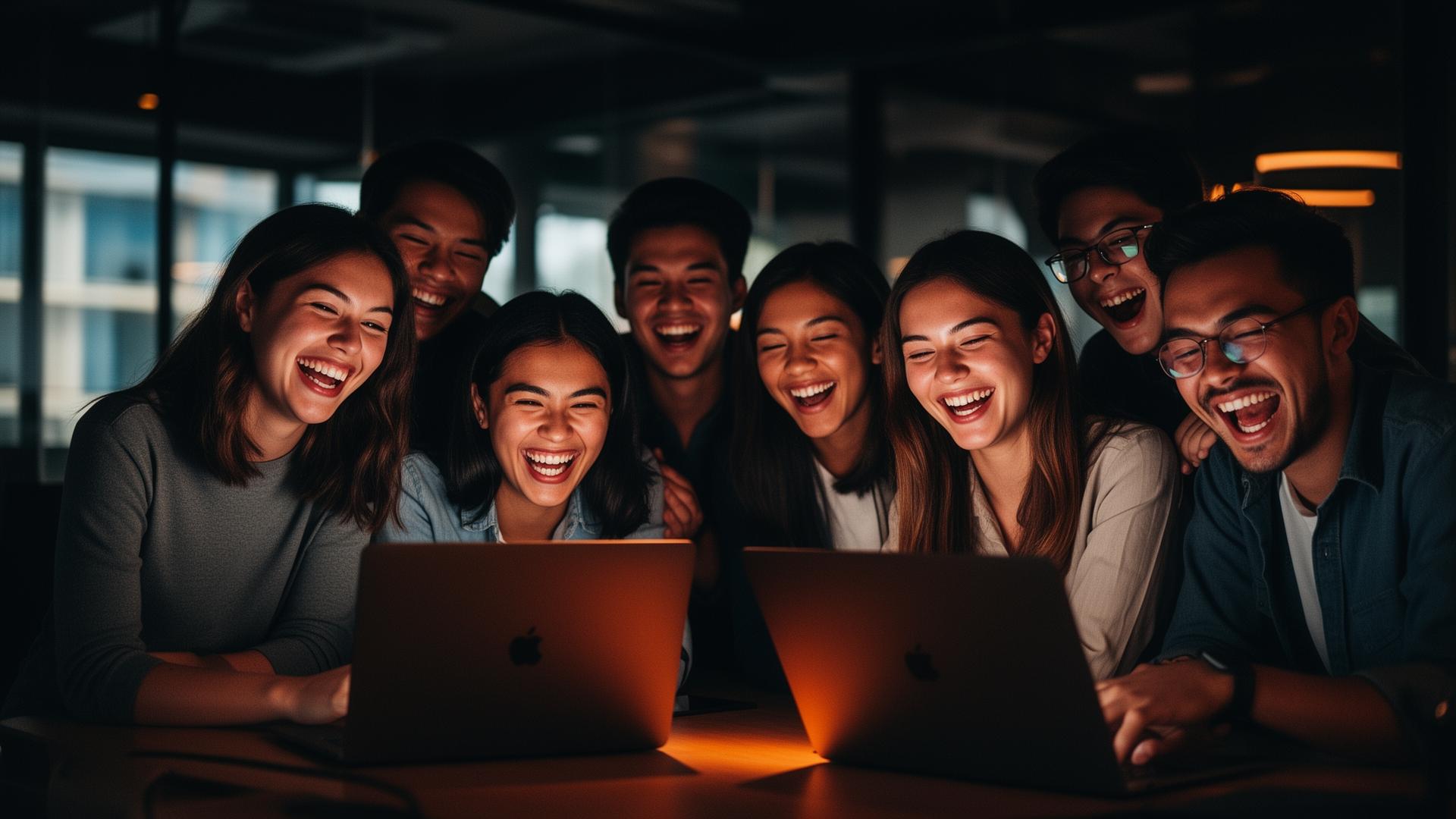 Estudantes UNIVC trabalhando juntos